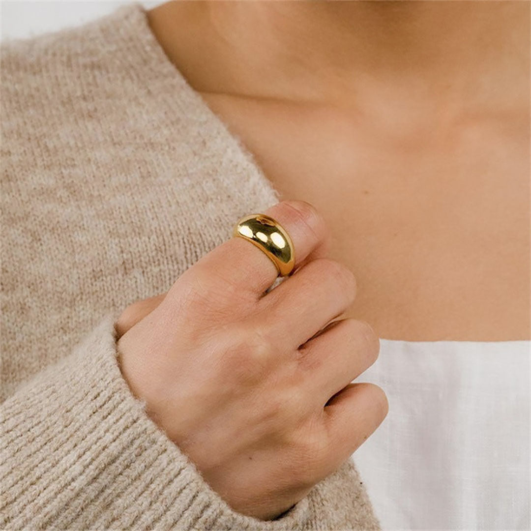 Gold Ring | Waterproof 18k Gold with Hypoallergenic Finish 6