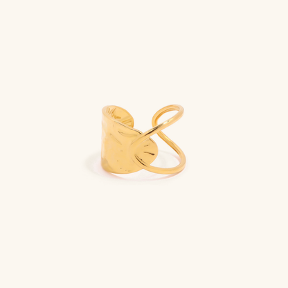 Gold Ring for Women | Minimalist Stainless Steel with 18k Gold Plating 0
