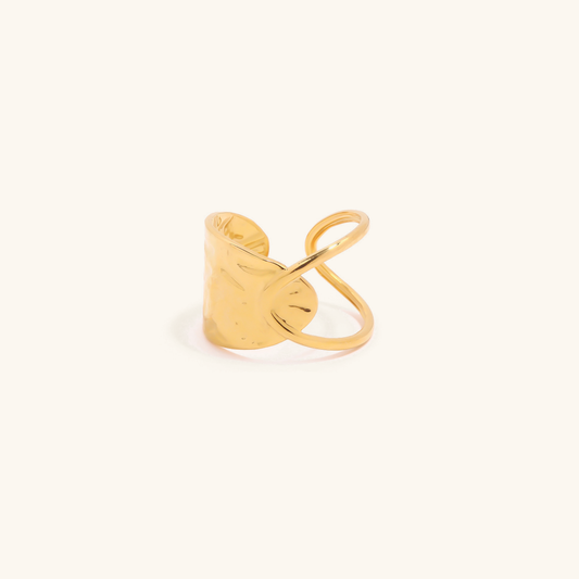Gold Ring for Women | Minimalist Stainless Steel with 18k Gold Plating 0