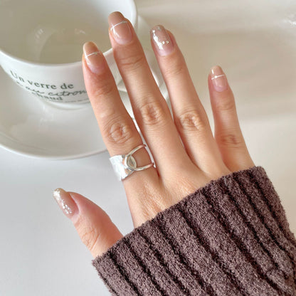 Gold Ring for Women | Minimalist Stainless Steel with 18k Gold Plating 2