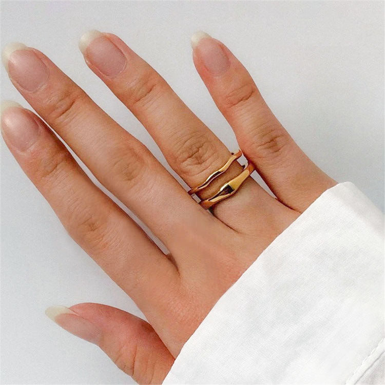 Gold Stacker Ring | Sleek Design with Ethically Sourced Materials 1