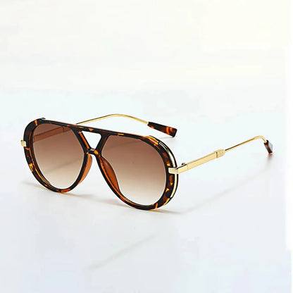 Gradient Aviator Sunglasses | Oversized Retro Design with UV400 Protection 1
