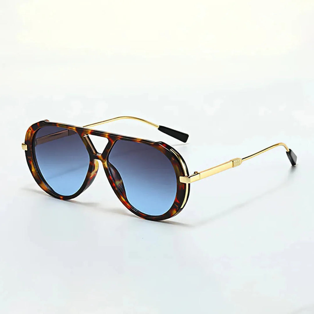 Gradient Aviator Sunglasses | Oversized Retro Design with UV400 Protection 2