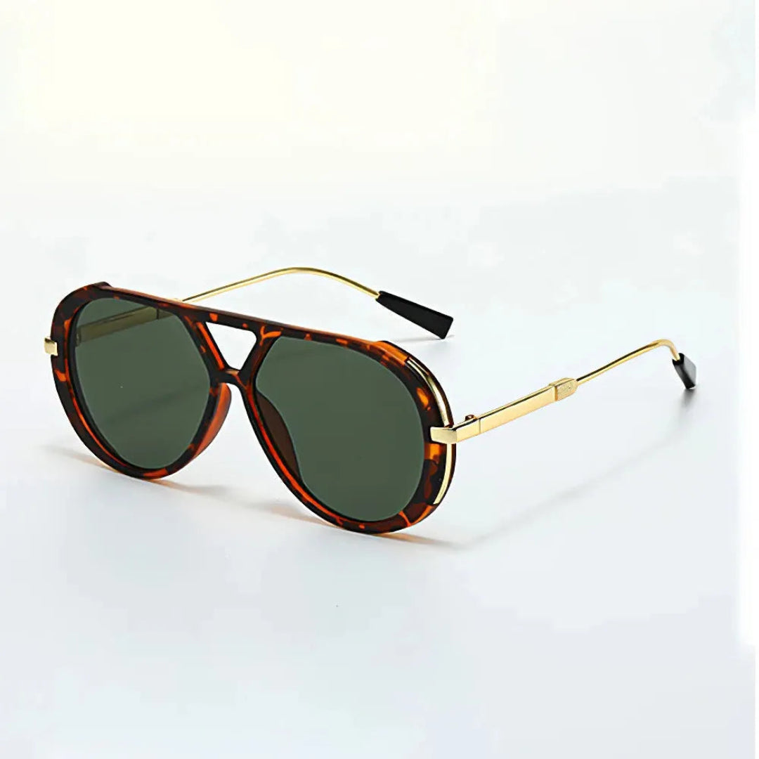 Gradient Aviator Sunglasses | Oversized Retro Design with UV400 Protection 3
