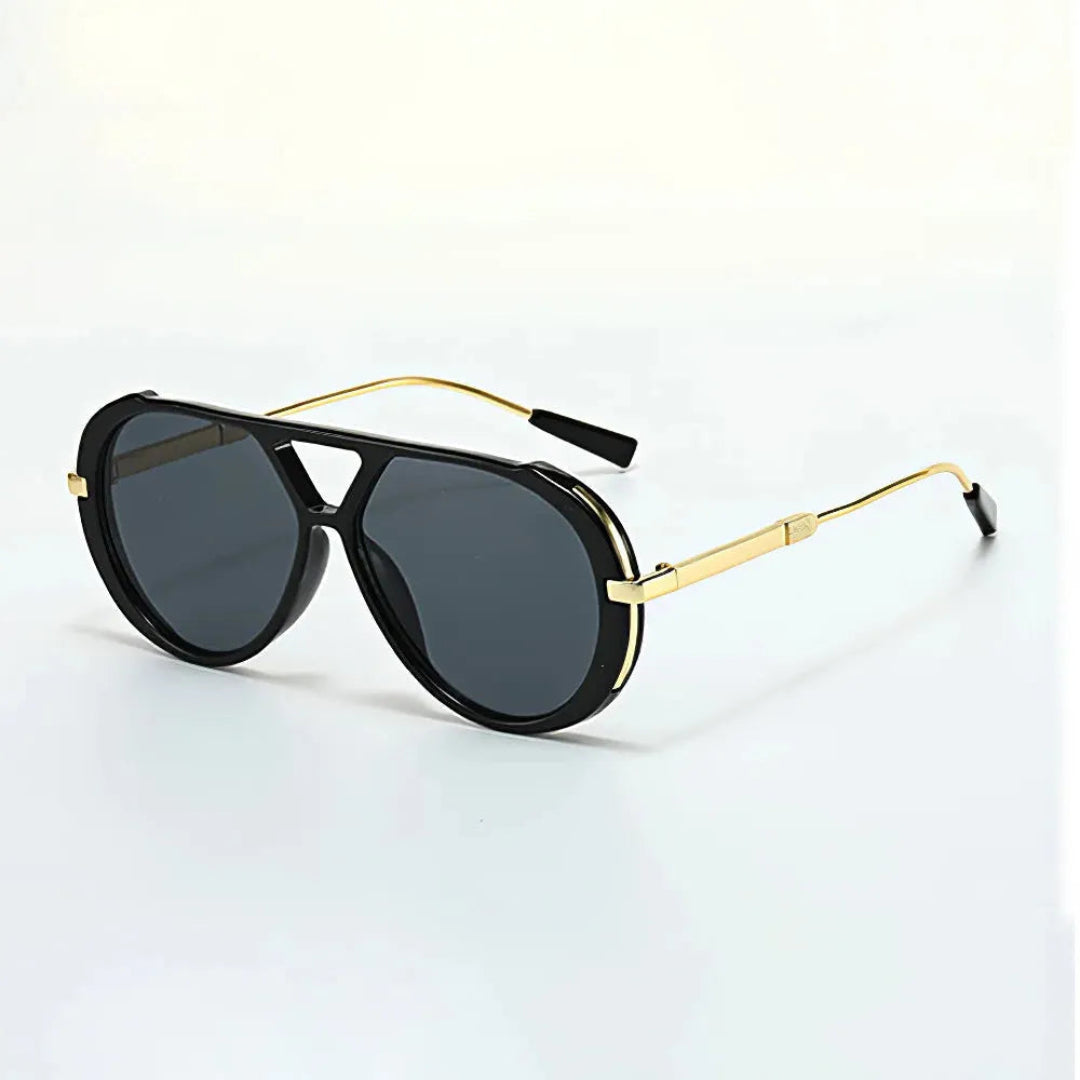 Gradient Aviator Sunglasses | Oversized Retro Design with UV400 Protection 4