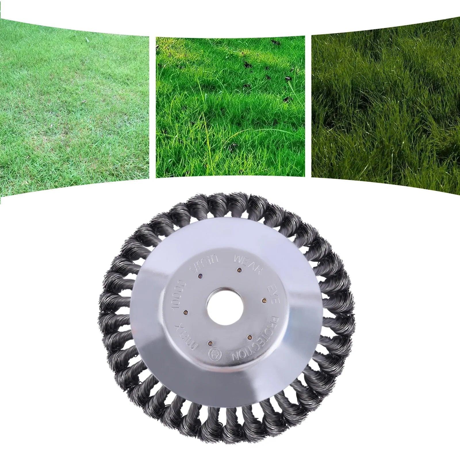 Grass Trimmer Head | Durable 15 cm Steel Wire for Efficient Weeding 2