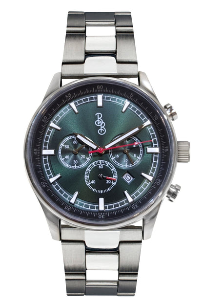 Zielony sportowy chronograf