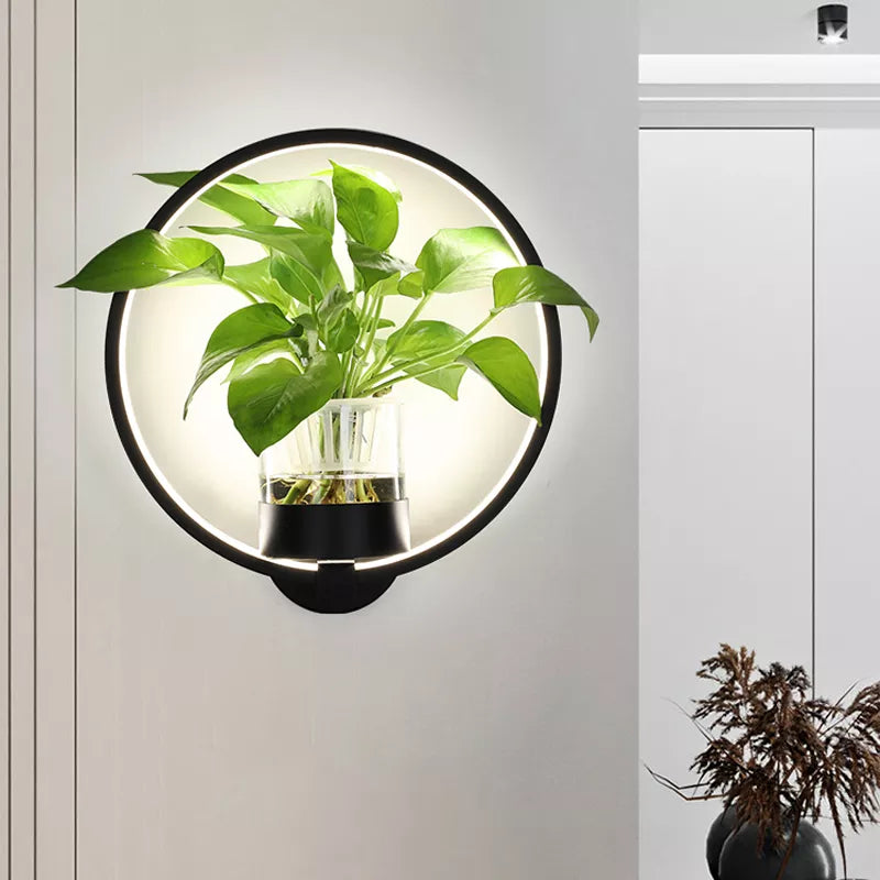 Noordse plantenwandlamp