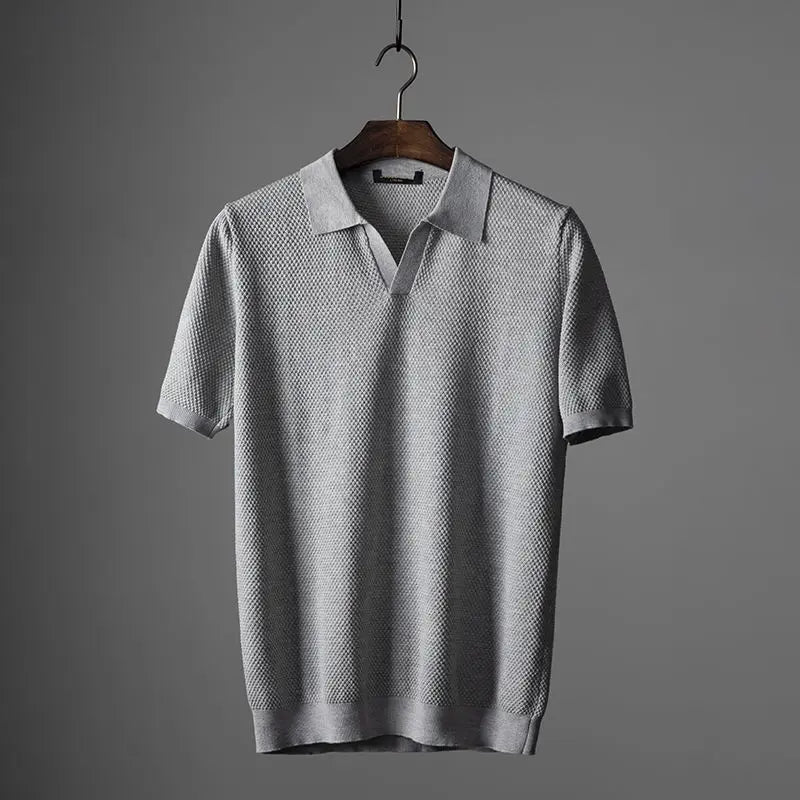 SILAS | Luxuriöses Poloshirt aus gestrickter Baumwolle