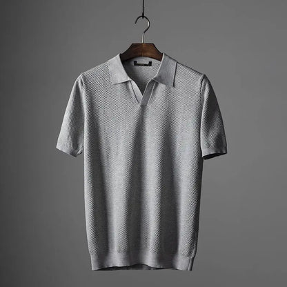 SILAS | Luxe gebreide katoenen polo