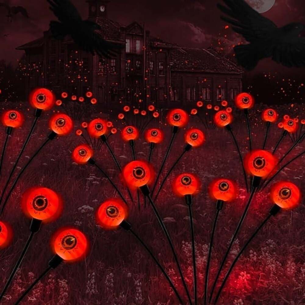 Halloween Outdoor Solar Lights | Spooky Eyeball Decor with Two Modes 4