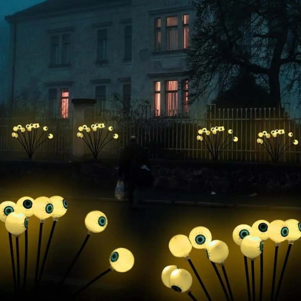 Halloween Outdoor Solar Lights | Spooky Eyeball Decor with Two Modes 5