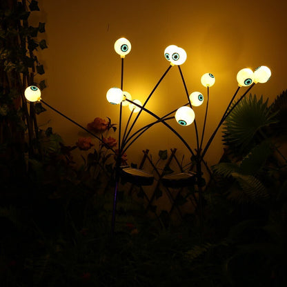 Halloween Outdoor Solar Lights | Spooky Eyeball Decor with Two Modes 8