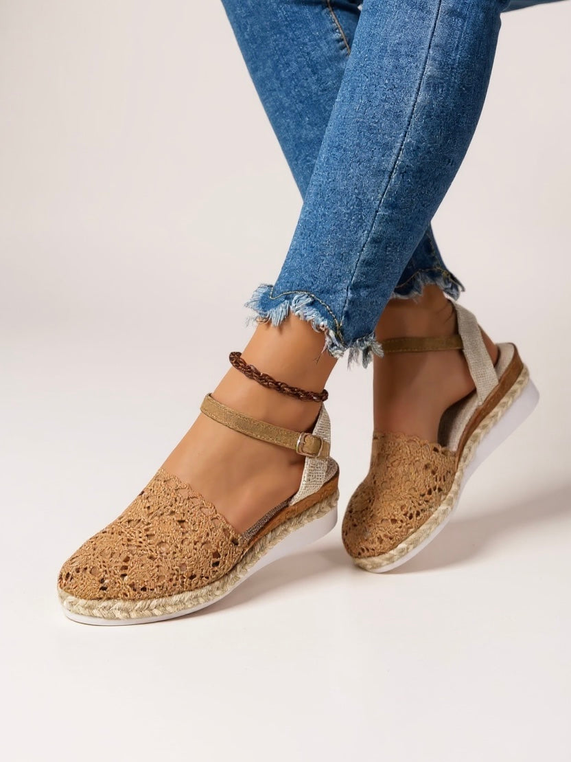 Handcrafted Crochet Platform Sandals | Comfortable Boho Chic Summer Footwear for Women 1