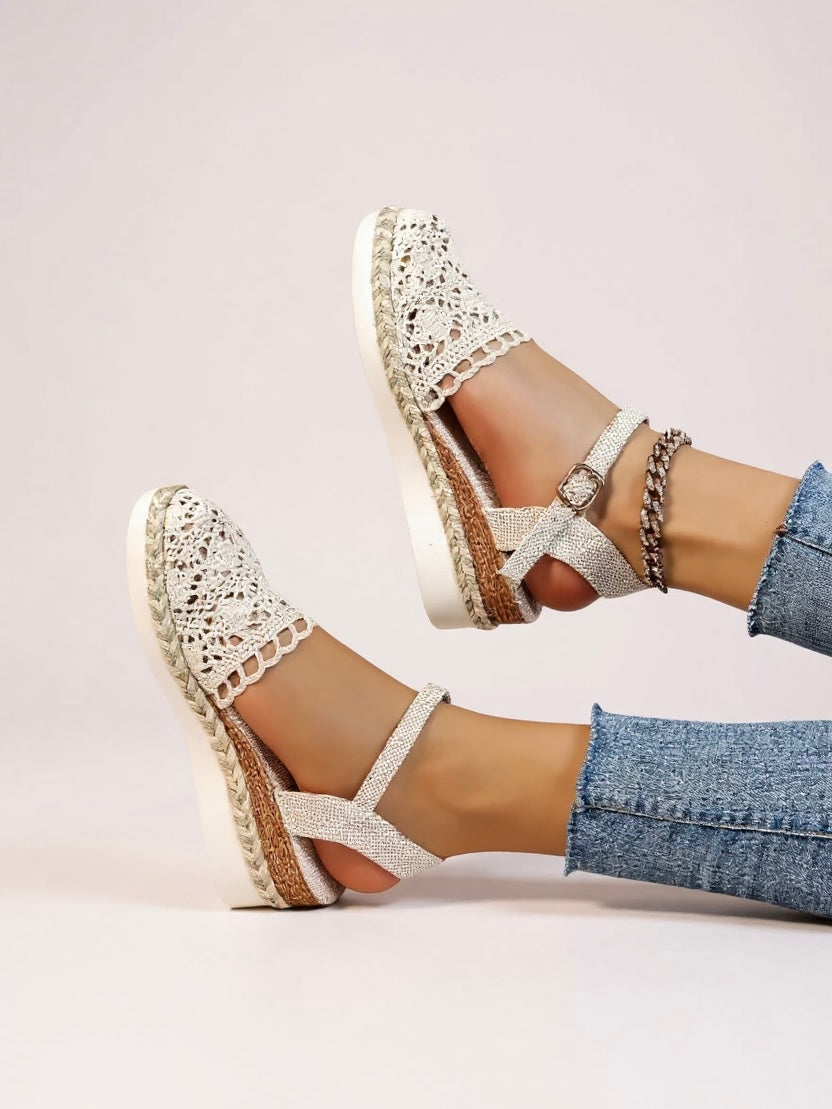 Handcrafted Crochet Platform Sandals | Comfortable Boho Chic Summer Footwear for Women 4