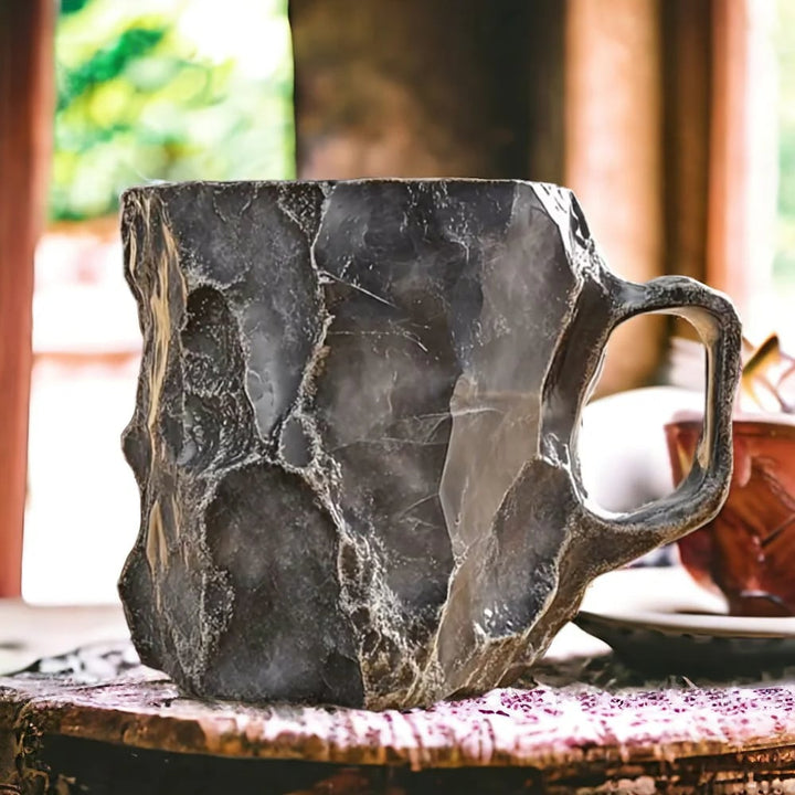 Handcrafted Mineral Crystal Mug | Unique Design with Insulating Properties 4