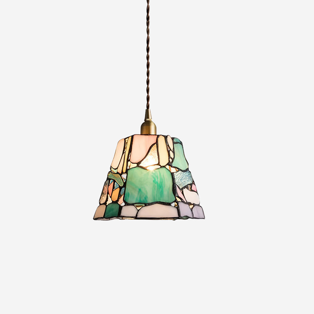 Handcrafted Stained Glass Pendant Lamp | Elegant Kitchen Pendant Lighting 2