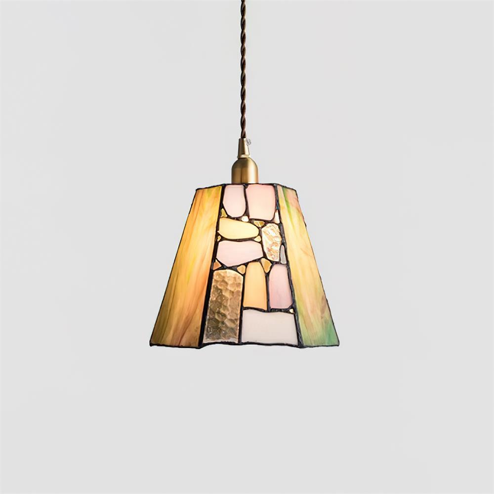 Handcrafted Stained Glass Pendant Lamp | Elegant Kitchen Pendant Lighting 9