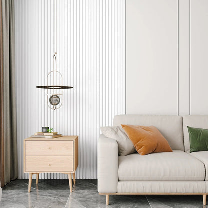 Hausvita 48 x 6 inch WPC lattenwandpaneel (16 stuks)