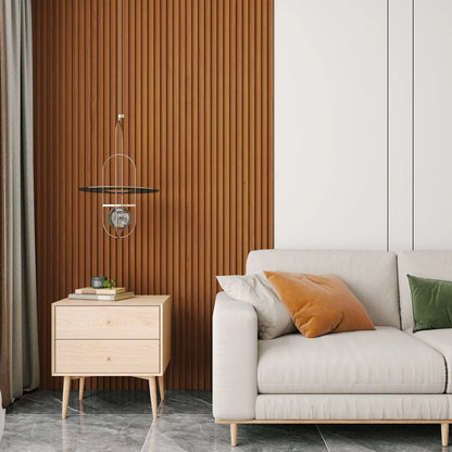 Hausvita 48 x 6 inch WPC lattenwandpaneel (16 stuks)