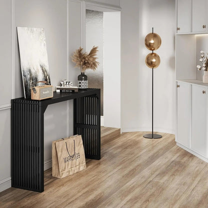 Hausvita HiKingQueens 35" matbänk, inomhus träbänk för hall, vardagsrum, kök och sovrum (natur, lång bänk)