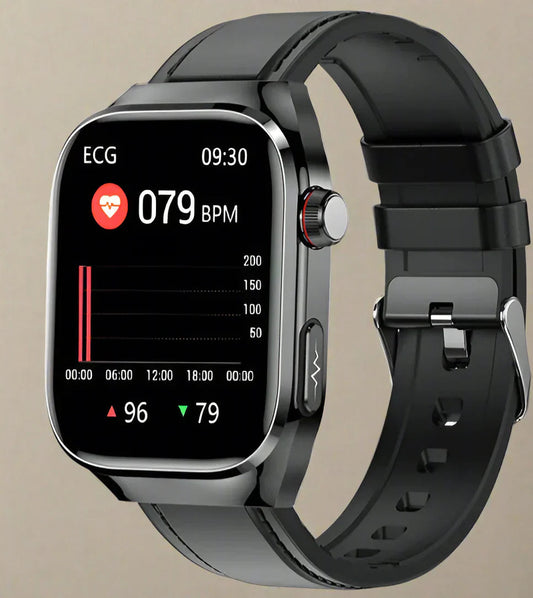 Health Smartwatch | ECG & Blood Sugar Monitoring with AMOLED Display 0