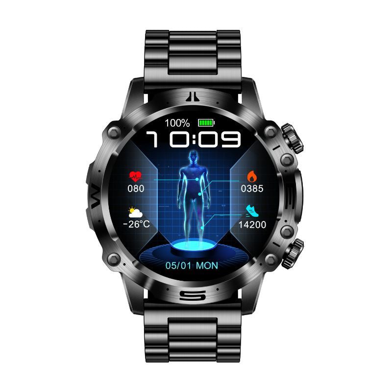 Health Sports Watch | ECG Monitoring with Blood Pressure and Sugar Tracking 0