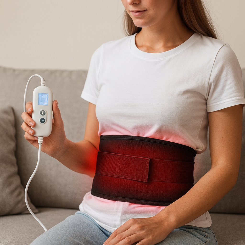 Heated Back Support Belt | Adjustable Infrared Back Brace for Pain Relief 0