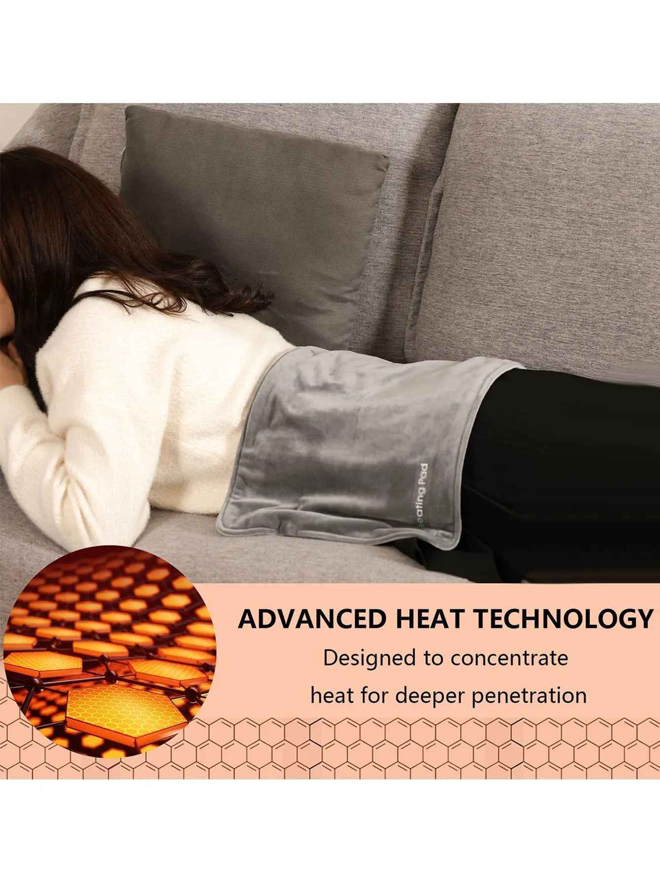 Heated Blanket | Mini USB Design for Travel Comfort and Relief 4