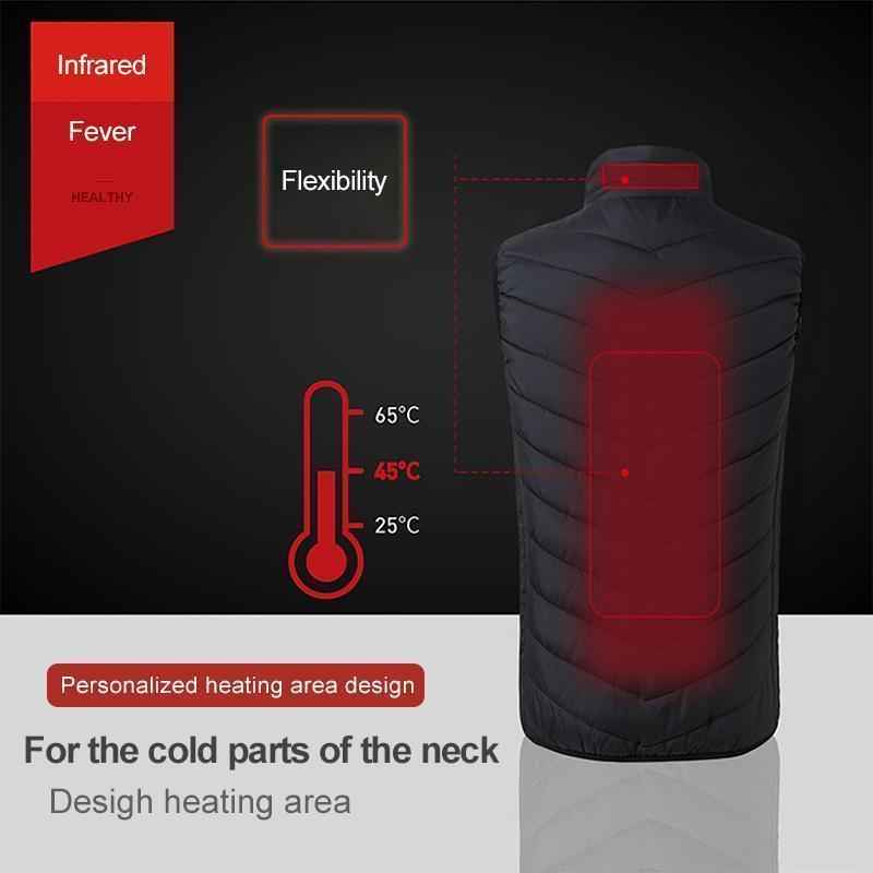 Heated Body Warmer | Adjustable Temperature with Sleek Design 5
