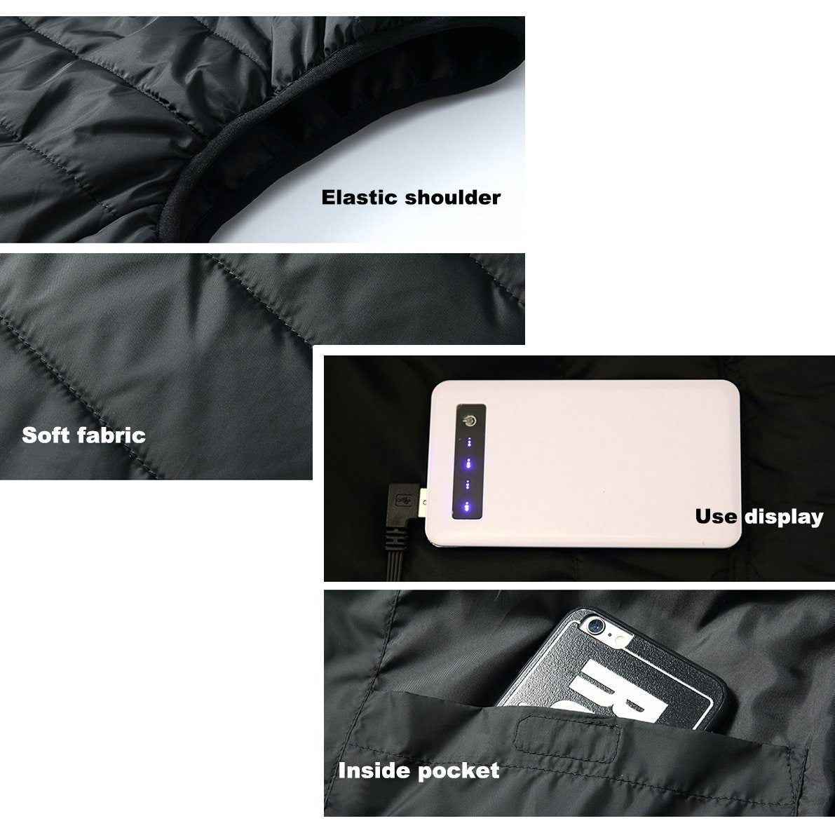 Heated Body Warmer | Adjustable Temperature with Sleek Design 7
