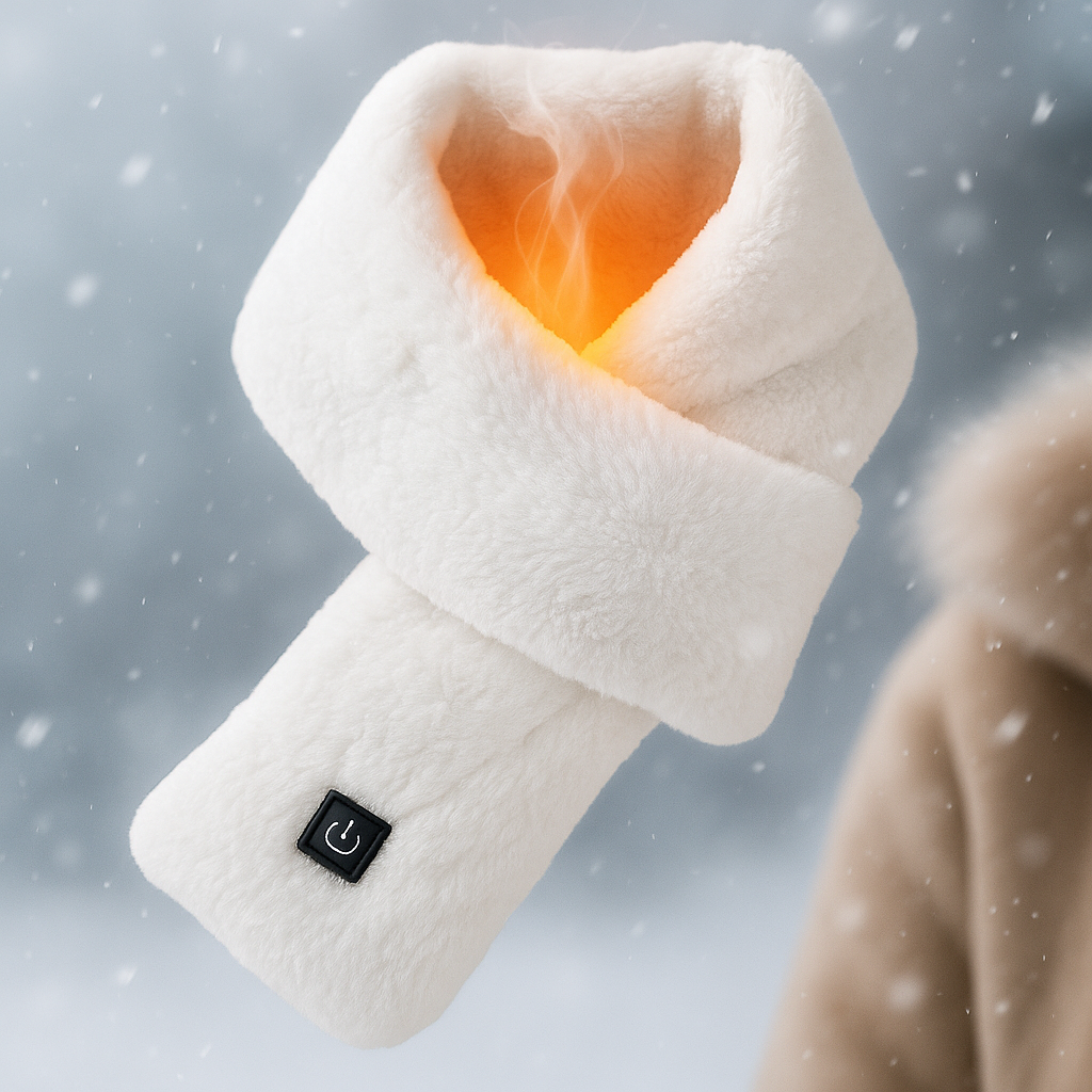 Heated Fleece Scarf | USB-Powered Warmth with Adjustable Heat Levels 6