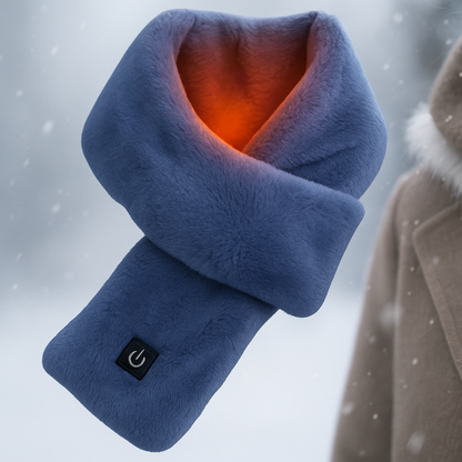 Heated Fleece Scarf | USB-Powered Warmth with Adjustable Heat Levels 7