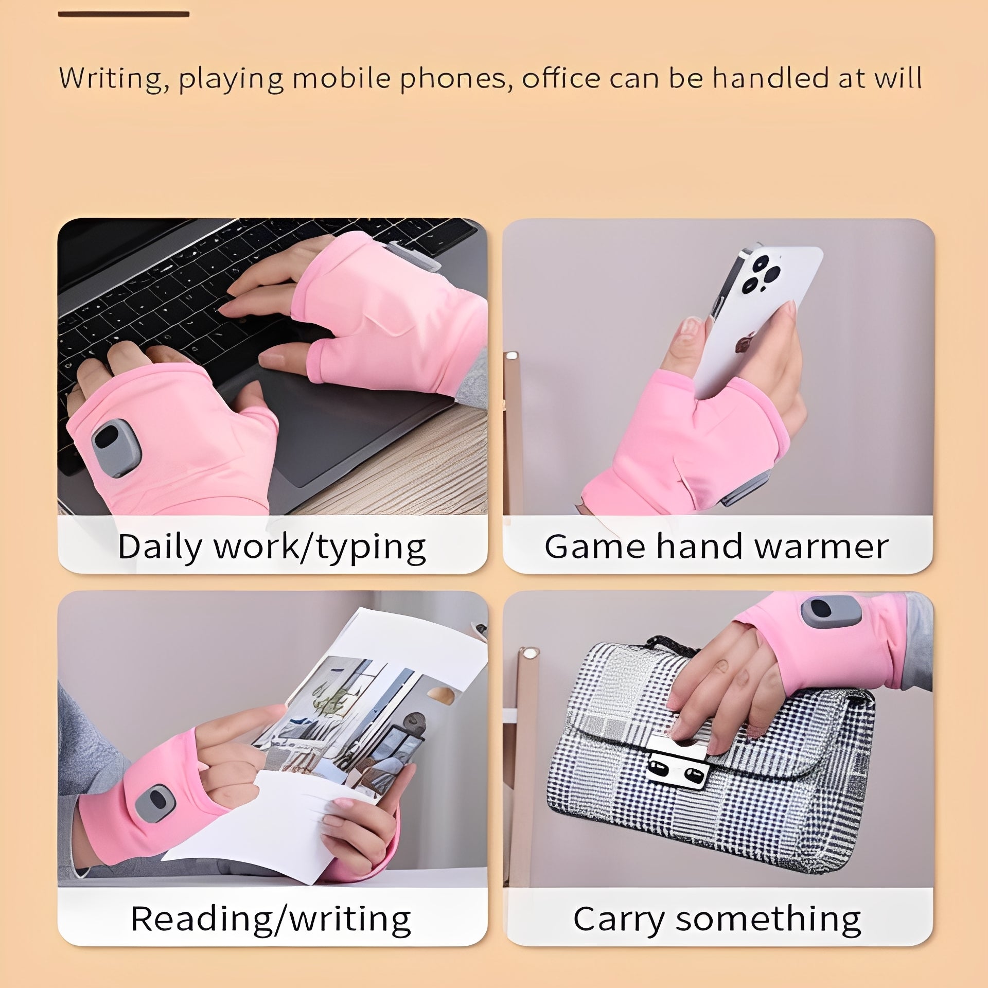 Heated Gloves | Rechargeable Electric Gloves with Adjustable Temperature Control for Outdoor Activities 5