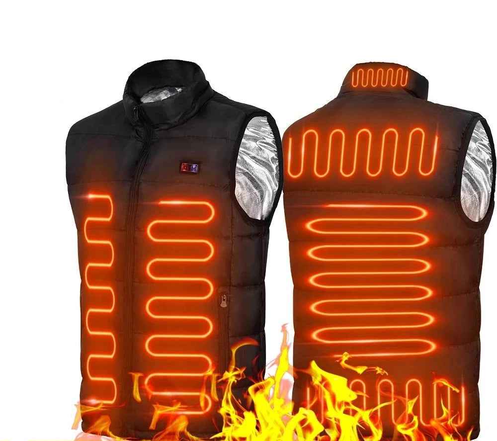 Heated Vest | 9-Zone Warming Control for Men and Women, USB Powered 0