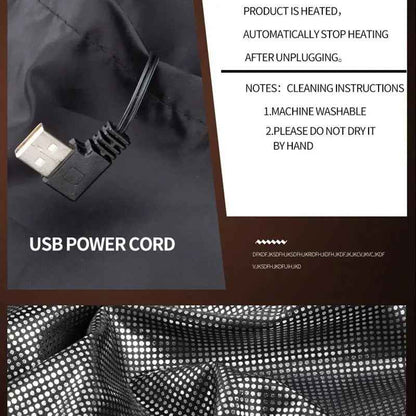 Heated Vest | 9-Zone Warming Control for Men and Women, USB Powered 5