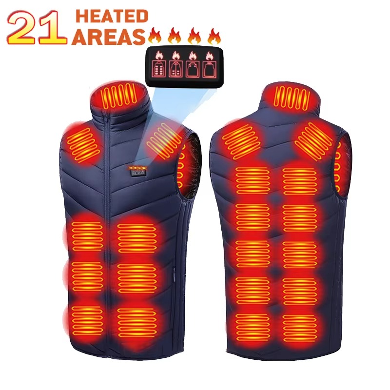 Heated Women's Vest | Dual-Control with 9 Adjustable Heating Zones 10
