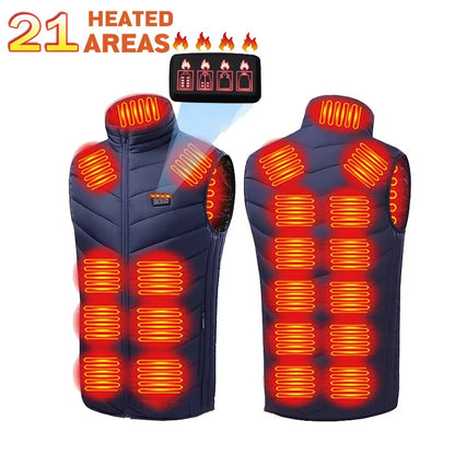 Heated Women's Vest | Dual-Control with 9 Adjustable Heating Zones 10