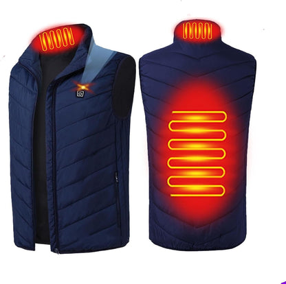 Heated Women's Vest | Dual-Control with 9 Adjustable Heating Zones 2
