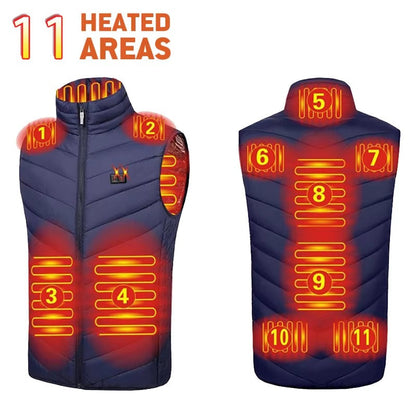 Heated Women's Vest | Dual-Control with 9 Adjustable Heating Zones 7