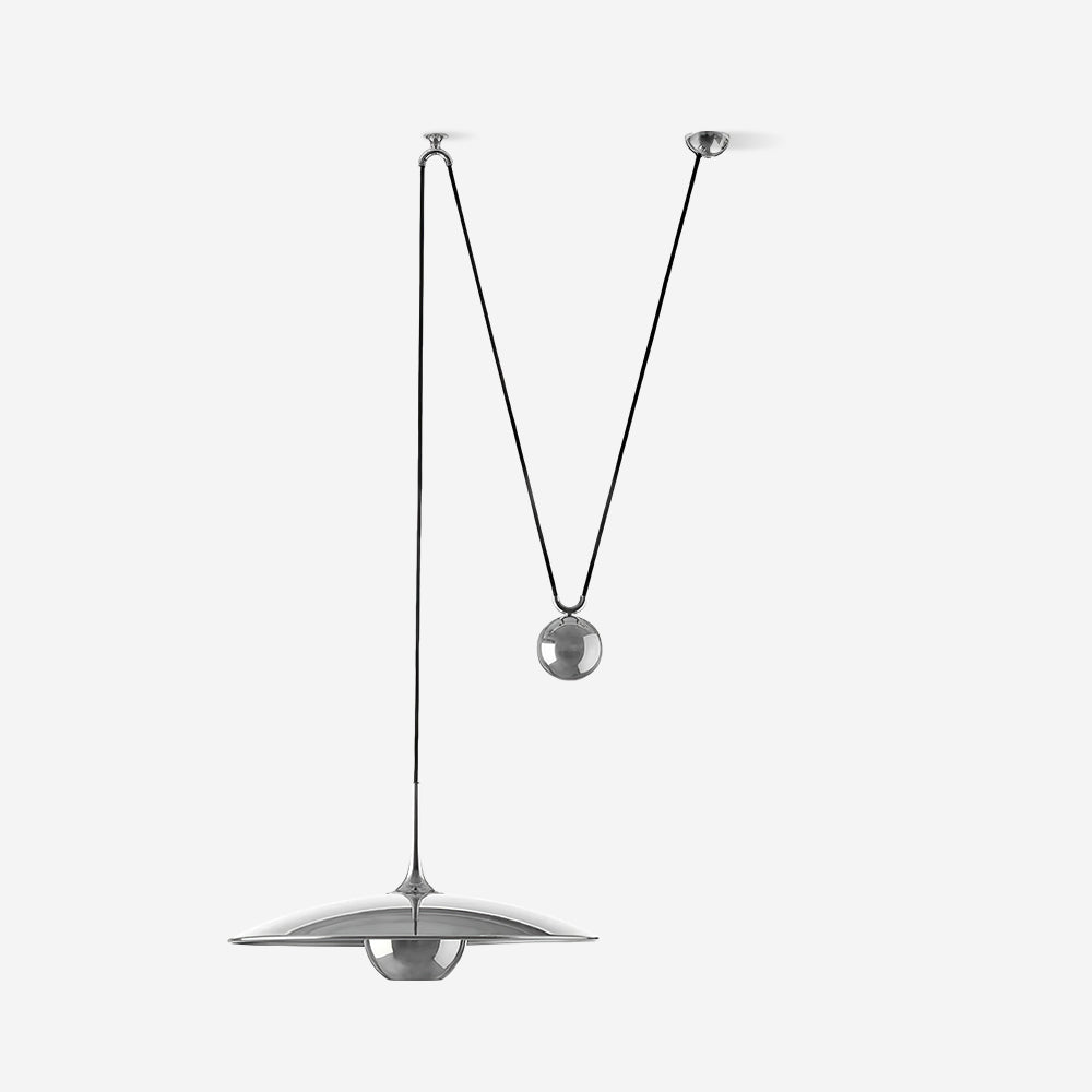 Height-Adjustable Pendant Lamp | Elegant 1970s Design for Cozy Kitchen Pendant Lighting 1