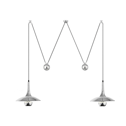 Height-Adjustable Pendant Lamp | Elegant 1970s Design for Cozy Kitchen Pendant Lighting 9
