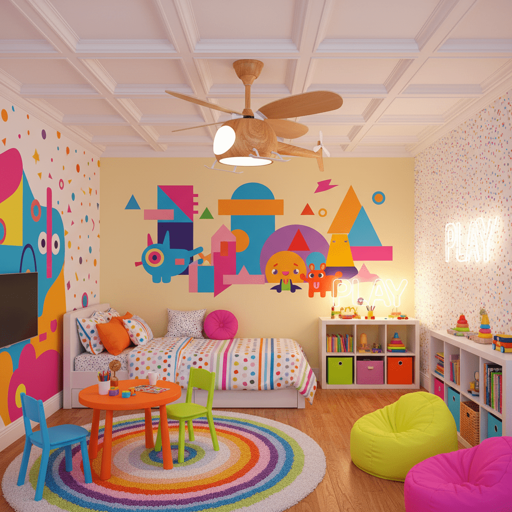 Heli Breeze | Kids Ceiling Fan with Lights, Whimsical Helicopter Design 5