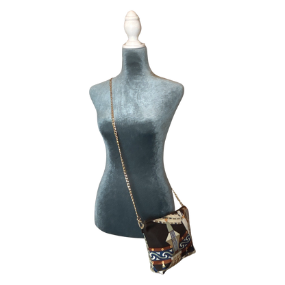 Haute Parure Vintage Scarf Crossbody Bag