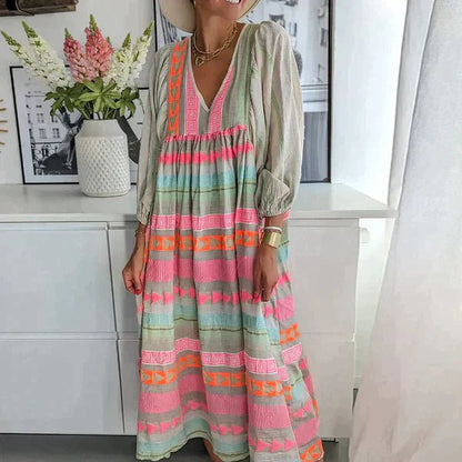Hermine Casual Dress | Lightweight Polyester with Relaxed Fit & Vibrant Color 0