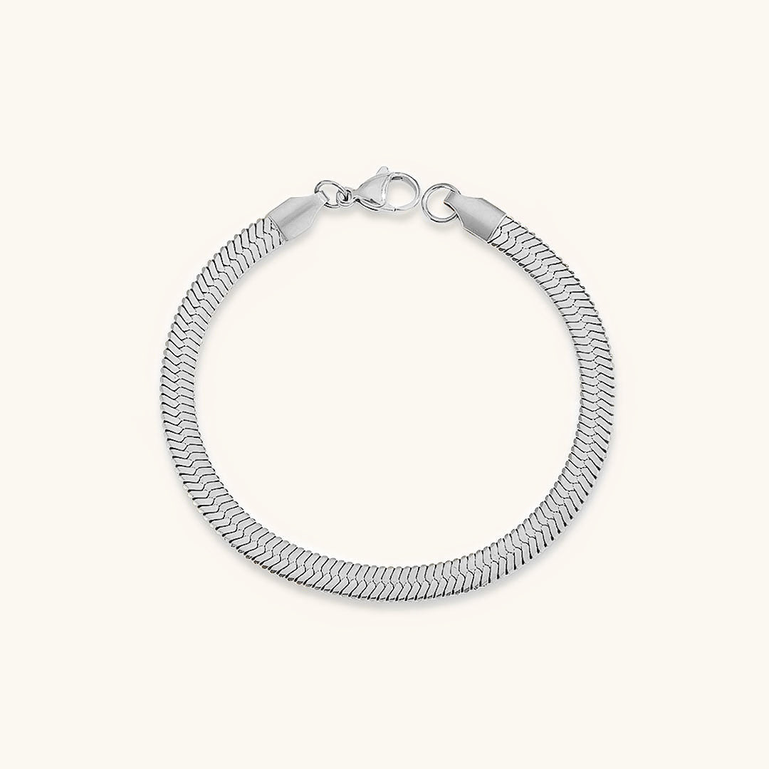 Herringbone Bracelet | Durable Gold-Plated Stainless Steel Design 9