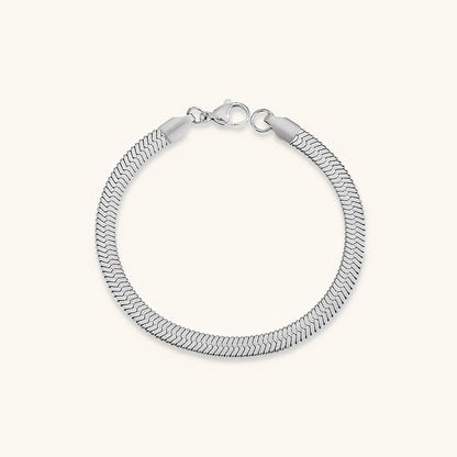 Herringbone Bracelet | Durable Gold-Plated Stainless Steel Design 9