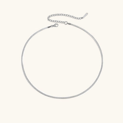 Herringbone Necklace | Ethically Sourced Stainless Steel with Gold Plating, Hypoallergenic and Durable Design 11