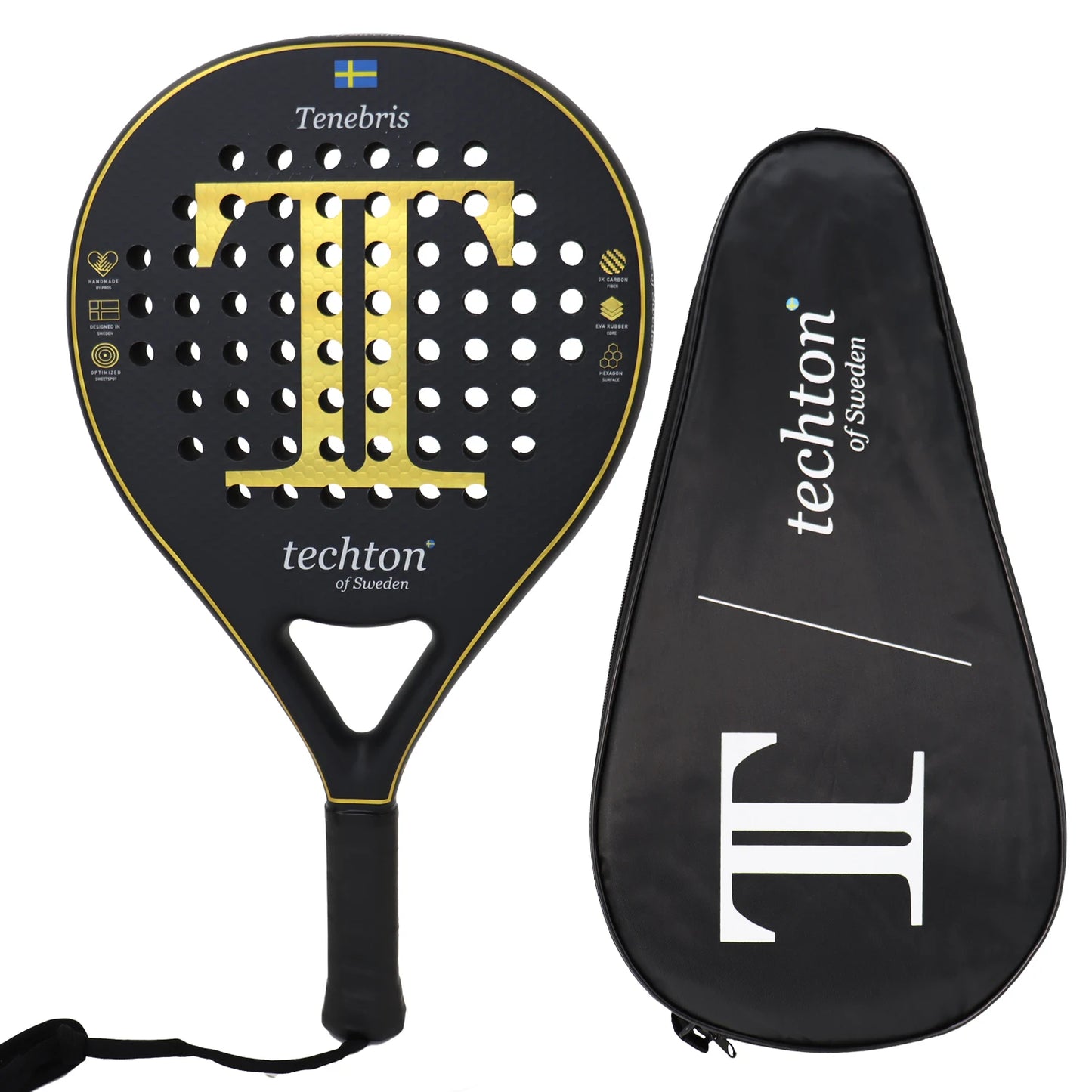 High-Performance Carbon Fiber Padel Racket | Best Padel Tennis Racket with Accessories 8