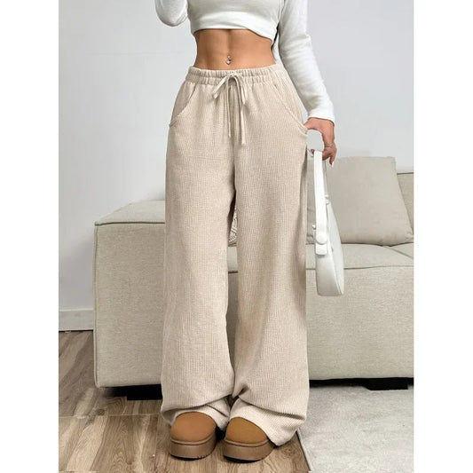 High-Waisted Corduroy Trousers | Relaxed Fit for Versatile Style 0
